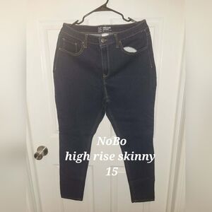 High rise dark blue Nobo